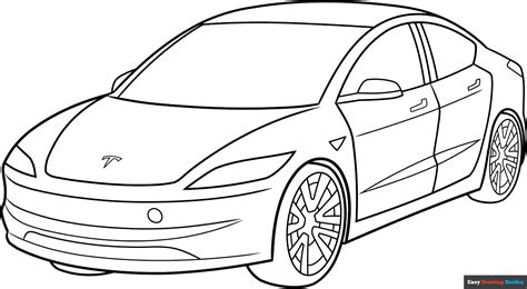 Printable Tesla Coloring Page