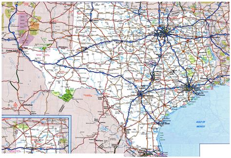 Printable Texas Road Map