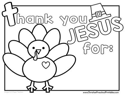 Printable Thanksgiving Church Coloring Pages
