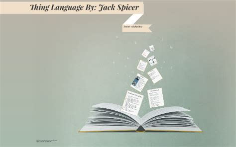 Printable Thing Language Spicer