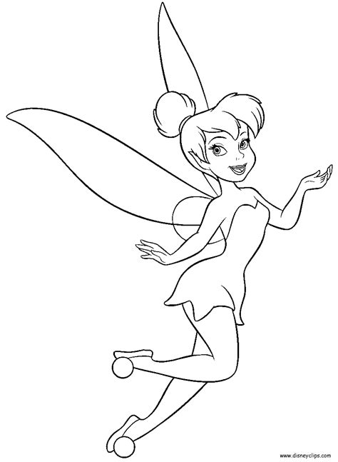 Printable Tinkerbell Coloring Sheets