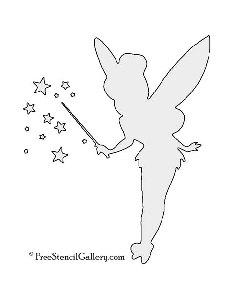 Printable Tinkerbell Pumpkin Stencil