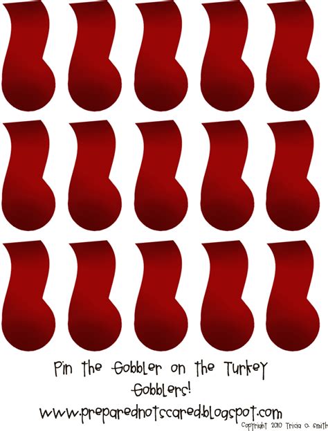 Printable Turkey Gobbler