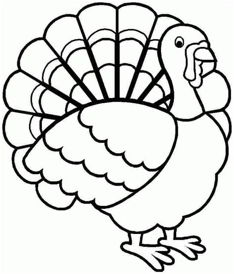 Printable Turkey Pictures To Color