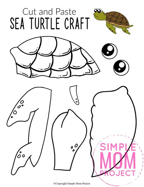 Printable Turtle Cut Out Template