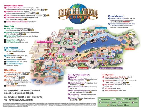 Printable Universal Studios Map