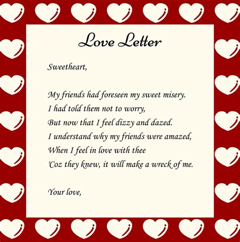 Printable Valentine's Day Letter Template