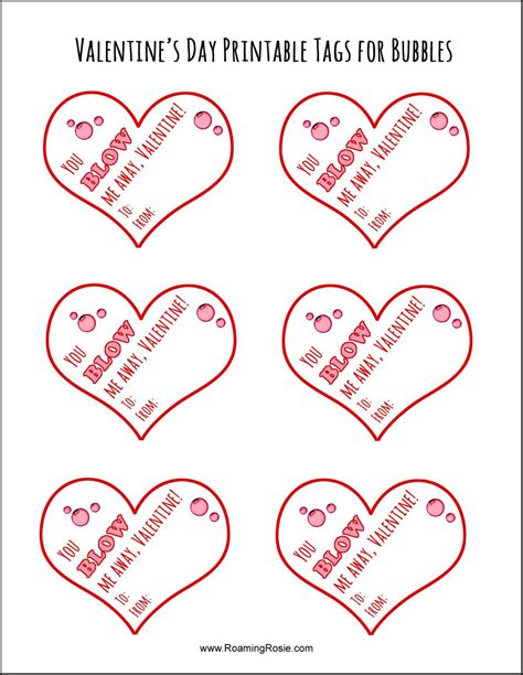 Printable Valentine Tags