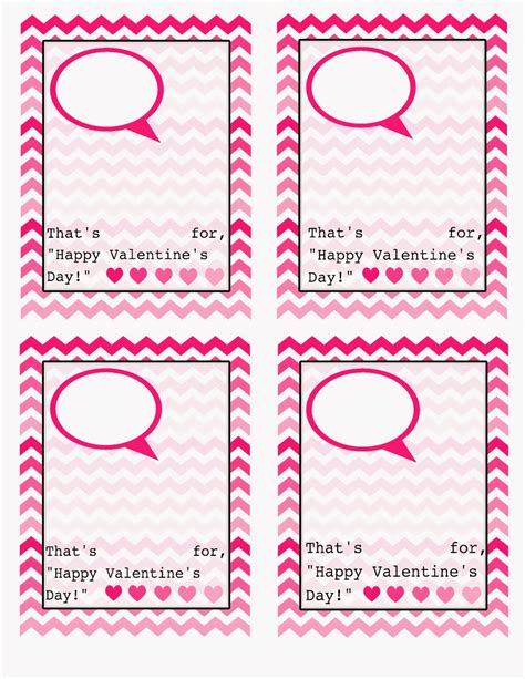 Printable Valentines Cards Template