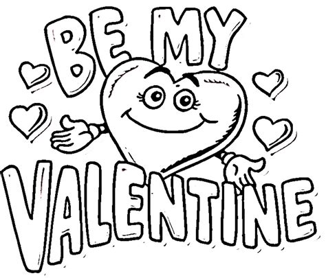 Printable Valentines Day Coloring Pages Pdf