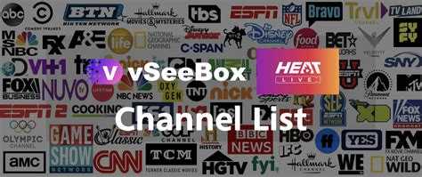 Printable Vsee Box Channel List