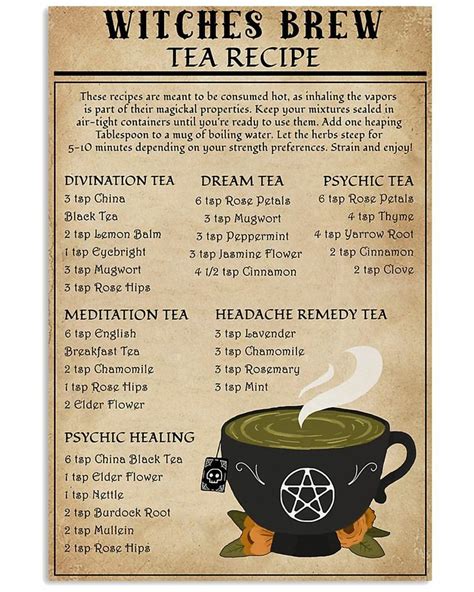 Printable Witches Brew Recipe
