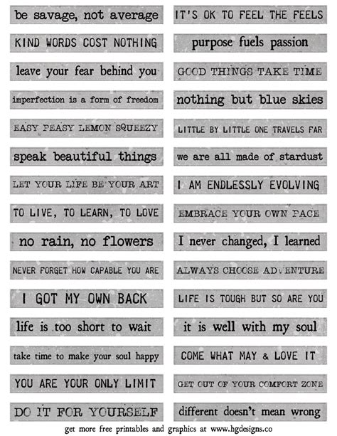 Printable Words To Cut Out