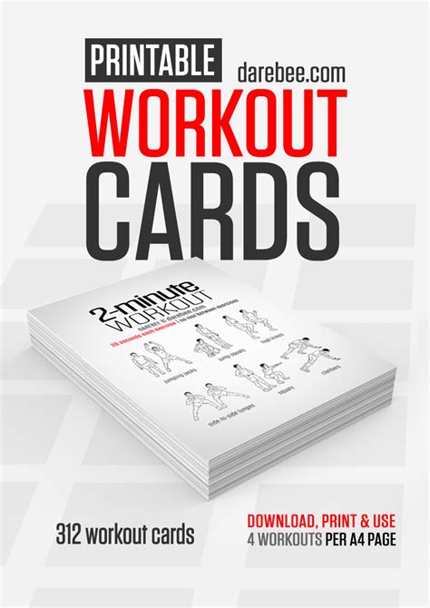 Printable Workout Cards