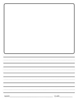 Creative Writing Paper for Kids with Ample Space for Illustrations: Printable Templates!