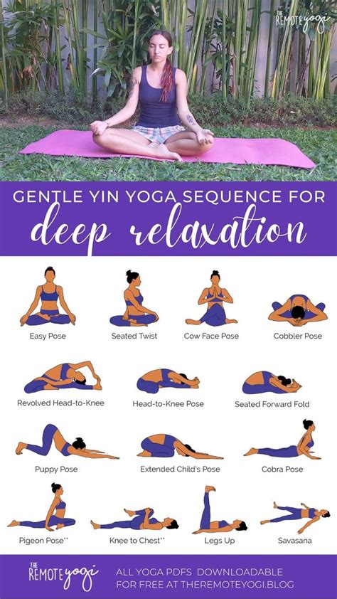 Printable Yin Yoga Sequence Pdf