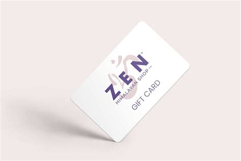 Printable Gift Card Zen
