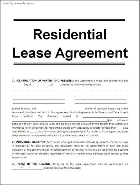 27 Free Commercial Lease Agreement Templates ᐅ TemplateLab
