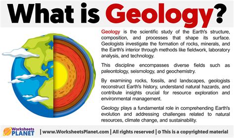 Printable Things For Geologists