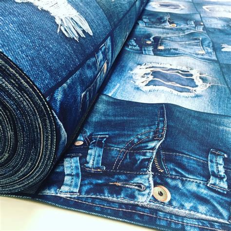 Get trendy with Printed Denim Fabric - Your sure bet!