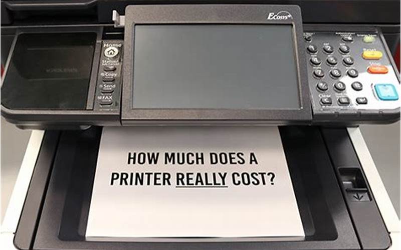 Printer Cost