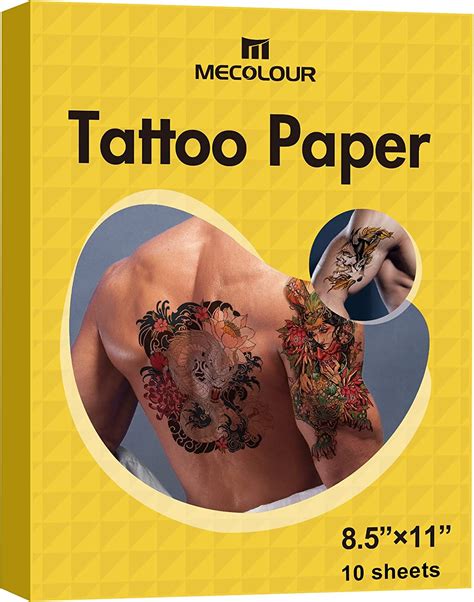 Printer Tattoo Paper