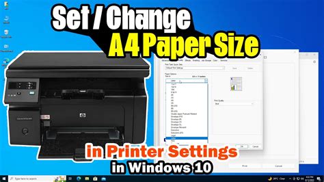 Printer Settings Optimization for A4