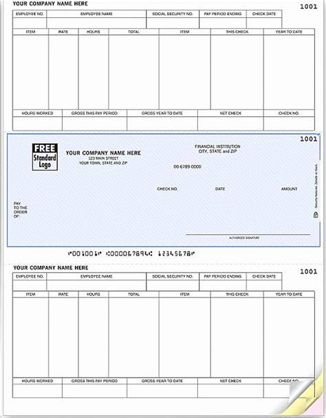 Printing Payroll Checks