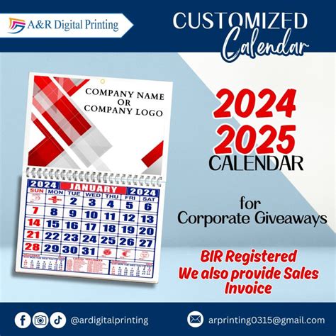 Printing Your Customized 2024 Calendar
