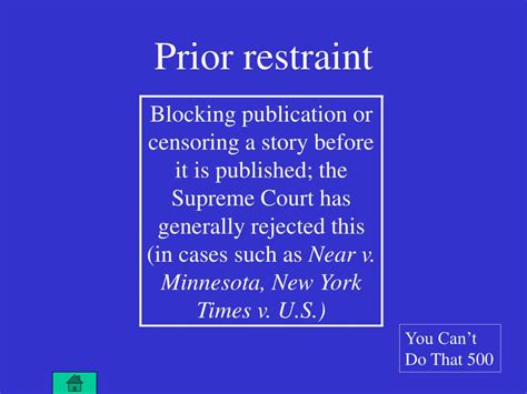 Restricting the Unseen Hand: Shedding Light on Prior Restraint - A Definitive Guide for AP Government Students