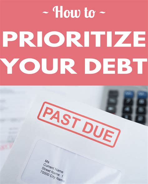 Prioritize Your Debt