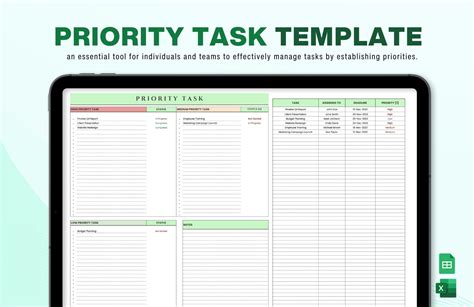 Prioritize Tasks In Monthly Calendar Template