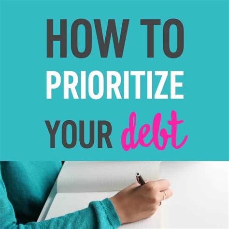 Prioritizing Debt