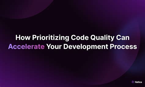 Prioritizing Code Quality and Documentation