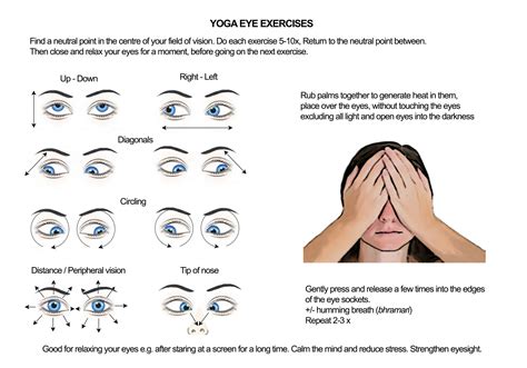 Prioritizing Eye Exercises and Relaxation