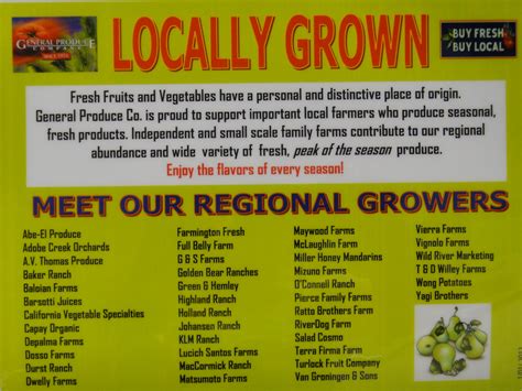 Prioritizing Local and Regional Growers