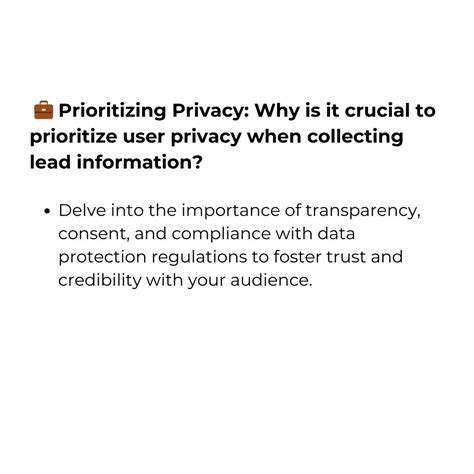 Prioritizing privacy
