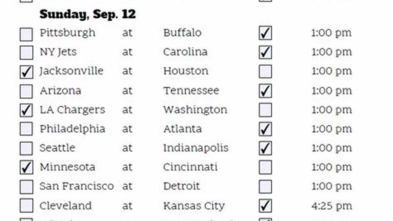 Prisco Picks Week 1 2024