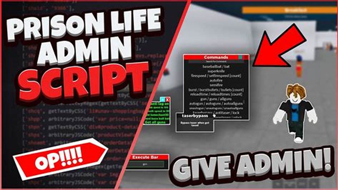 Prison Life Admin Script 2024