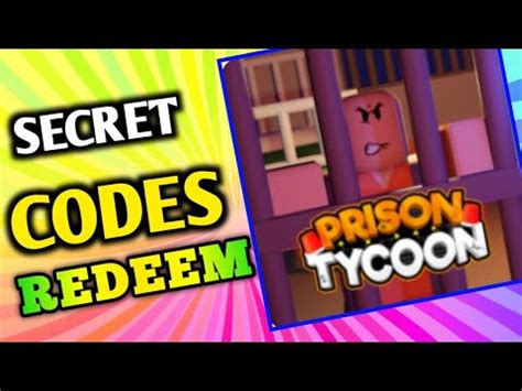 Prison Tycoon Codes - Roblox - June 2023 -