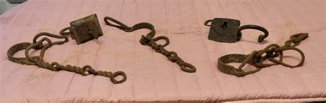 Prisoner shackles and chains