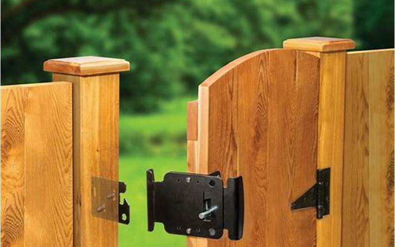Privacy Fence Double Gate Latch: Secure Your Property With Ease
