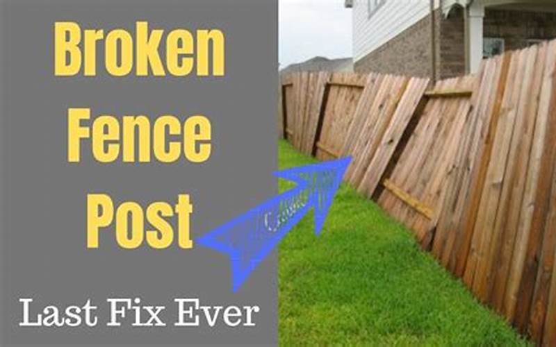 Privacy Fence Loose Falling