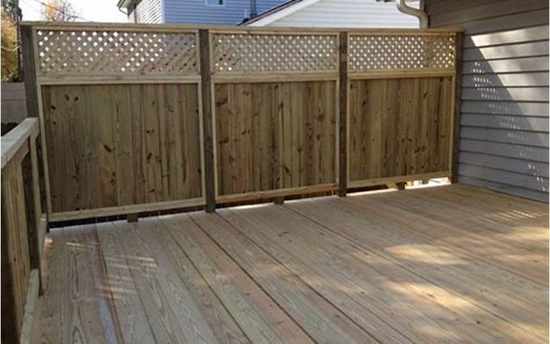 Privacy Fence On Deck: Everything You Need To Know