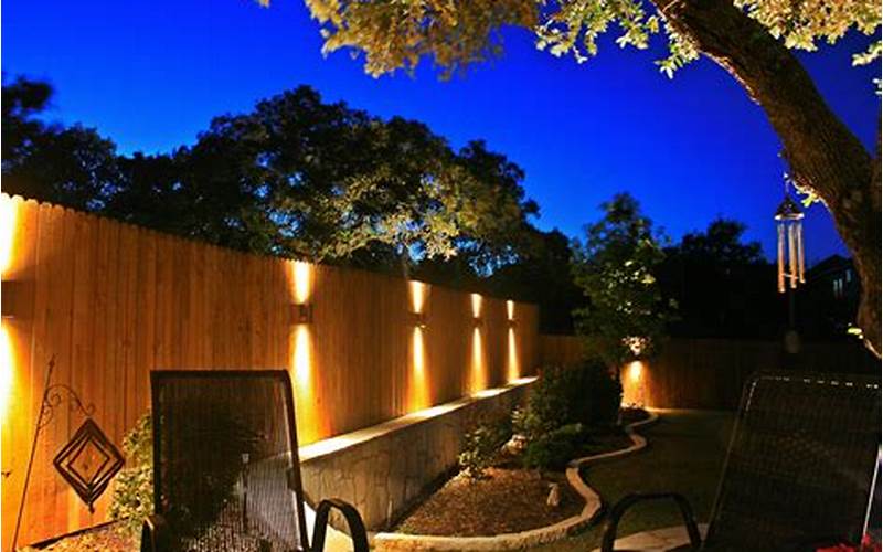 Privacy Fence With Hanging Lights: Illuminate Your Outdoor Space With Style And Security