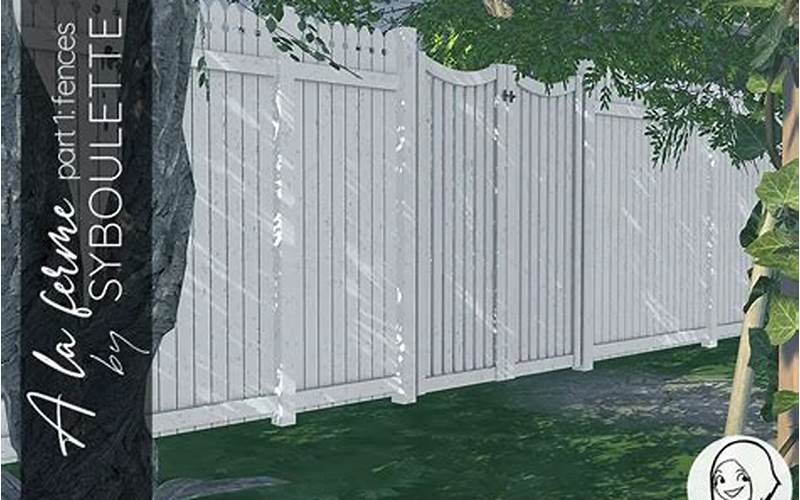 Privacy Fence. Sims 4