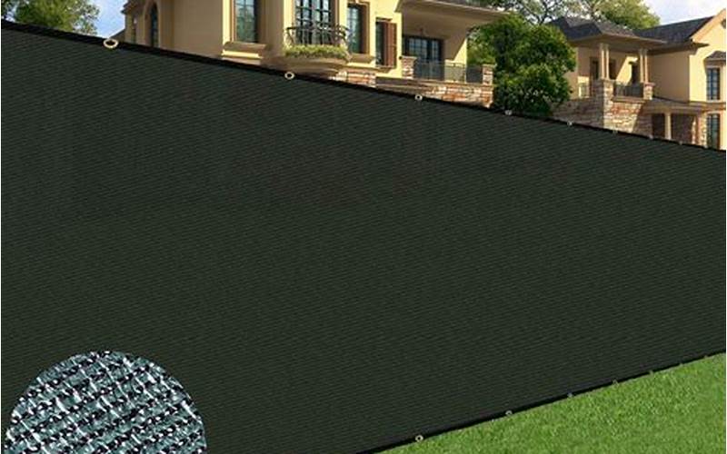 Privacy Mesh Screen Fence: Protect Your Privacy In Style