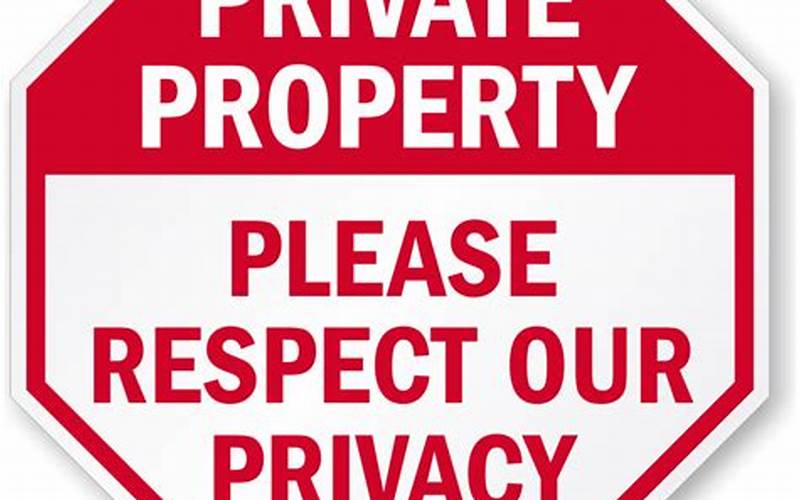 Privacy Sign