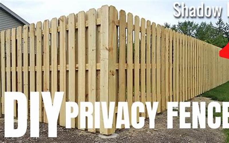 Privacy Wood Fence Shadow Box: A Complete Guide