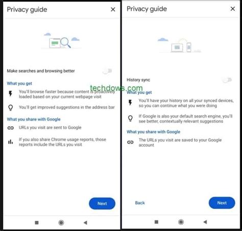 Privacy Guide feature is available as a flag on Chrome for Android
